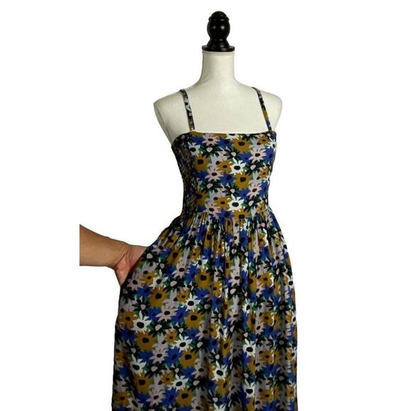 Anthropologie | Corey Lynn Calter Danica Smocked Dress, Midi length, size small - Picture 8 of 16